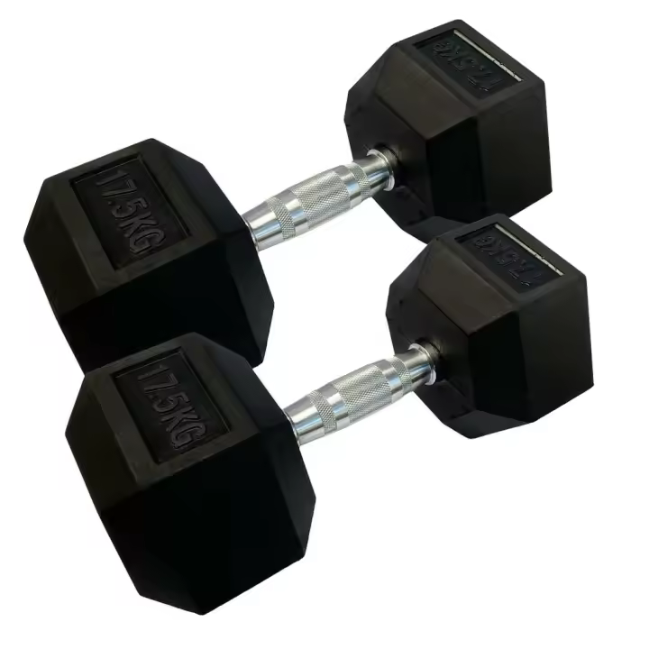 OZIO FITNESS Mancuernas Hexagonales 17,5kg (par) Fitness Musculación - 1