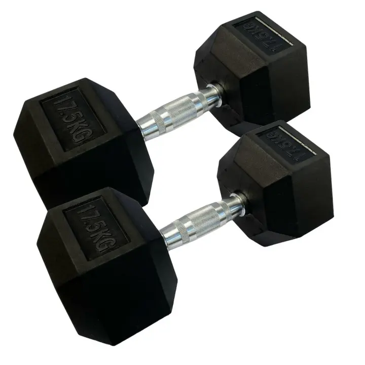 OZIO FITNESS Mancuernas Hexagonales 17,5kg (par) Fitness Musculación - 1