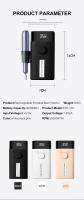 Máquina De Uñas Recargable Portátil Con Pantalla LCD Para Manicura Y Pintura De Gel De Acrílico Herramientas De Uñas 35000RPM - details 3