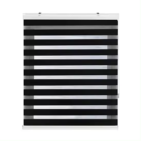 DECORBLIND  Estor Enrollable Noche y Día Premium – Estor Noche y Día con Galería Fácil Instalación Pared o Techo - Estor Ventana Doble Tejido – Estor Enrollable Día y Noche para Ventanas - Estor Mecanismo y Accesorios con Seguridad Infantil - 1