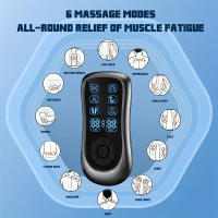 Masajeador Eléctrico Profesional De 6 Modos EMS Estimulación Muscular Fisioterapia Máquina De Unidad Tens Masajeador Corporal Completo Impulso Pulso - details 3