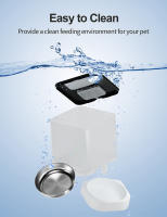 Alimentador Automático Para Mascotas 4L Gran Capacidad Inteligente Tuya APP Dispensador De Alimentos Lento Con WIFI Voz Programación Para Gatos Y Perros - details 5