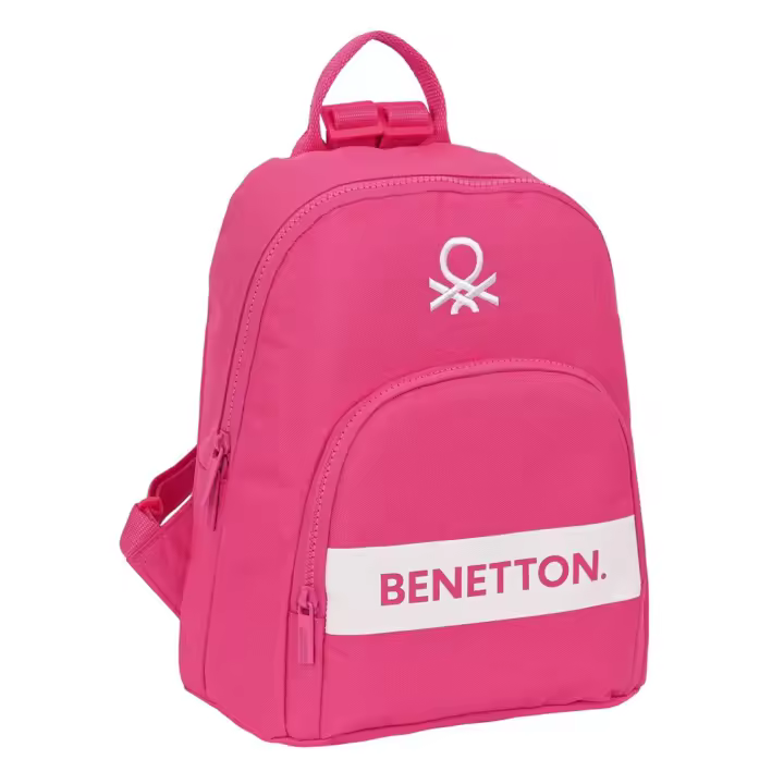 Mini Mochila Benetton "Raspberry" 25X30X13 (Safta 642316846) - 1