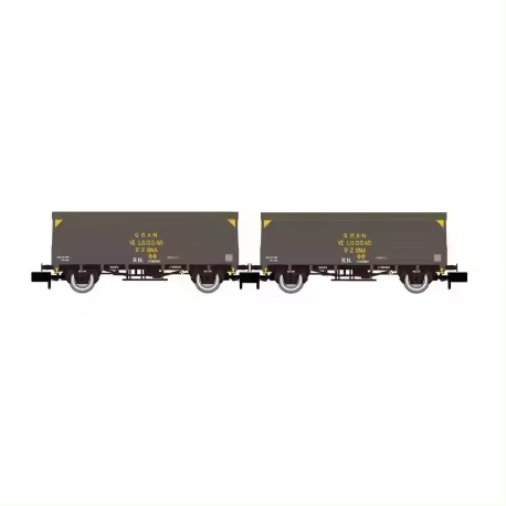 Set de dos vagones cerrados, ''Gran Velocidad''. RENFE. - 1