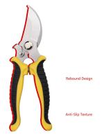 Tijeras De Podar Profesional Para Jardín Poda Precisa Corta Ramas Y Árboles Secateurs Herramienta Manual De Poda - details 0