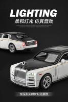 Modelo De Coche De Aleación De Metal Rolls Royce Phantom Sedán 1:36 Con Sonido Y Luz Juguete De Colección Para Niños Regalos - details 2