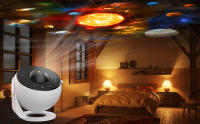 Proyector De Planetario Luz Nocturna Estelar Galaxia Rotación 360 Grados Proyección De Galaxia Para Dormitorio - details 2
