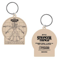 PYRAMID - Llavero de Demogorgon de Vitruvio - Serie Stranger Things - Material de caucho de calidad - Regalo original para amigos y familiares - details 0
