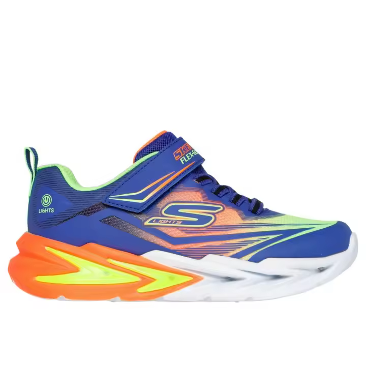 SKECHERS 400139L BLMT Zapatillas deportivas niño 34396 25V DEPORTIVO LUCES VELCRO Y ELASTICO BLU-MU - 1