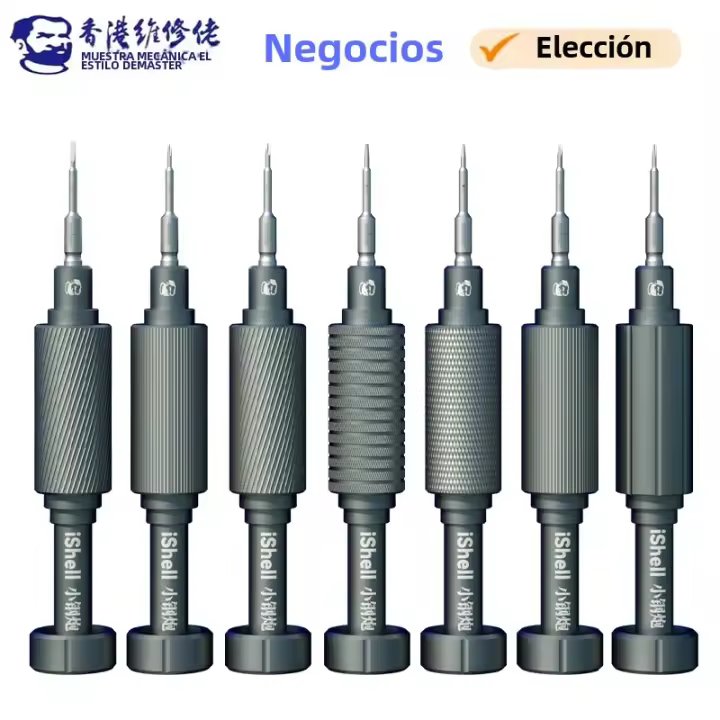 Destornillador Mini De Acero De Precisión Para Reparación De Móviles MECHANIC IShell Con Mango Y Atracción Magnética Herramienta De Mano - 1