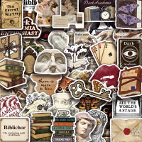 50pcs Pegatinas De Academia Oscuro Aesthetic Anime Para Laptop Cuaderno Teléfono Decoración Vintage PVC Impermeable Para Jóvenes De 14 Años Y Más - details 9