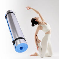 Alfombra De Yoga EVA De Aluminio No Esmerilada Antideslizante Para Gimnasia Y Fitness Tamaño 180x50cm Impermeable Para Pícnic En La Playa Y Camping - details 3
