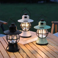 Lámpara De Camping Retro Impermeable Con Iluminación USB Tipo-C Luz De Inspección Portátil Para Pesca Y Exterior Regulable Sin Pasos - details 0