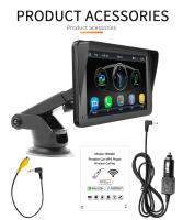 BQCC Radio De Coche 7 Pulgadas Con Pantalla Táctil Y Visera Solar Soporte De Medios Multimedia Wireless Carplay Y Android Auto - details 14