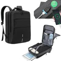 New Brand Mochila Viaje Cabina Avión Low Cost 40x30x12 (mochila vacía) x18 (mochila llena) Con Cremallera 180º y USB Trabajo Portátil - details 0