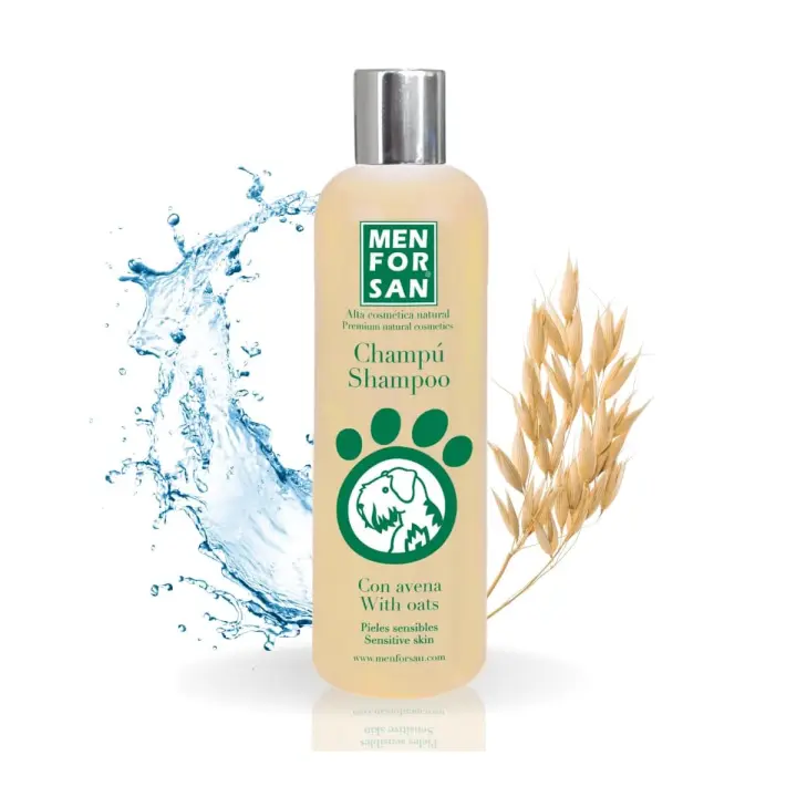 Menforsan Champu Natural Con Avena 300 Ml. Para Pieles Sensibles - 1