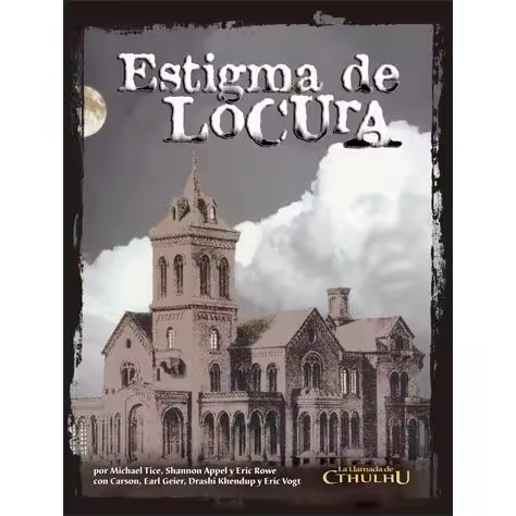 ESTIGMA DE LOCURA LA LLAMADA DE CTHULHU Juego de rol  8484214184 (kartele33.es) - 1