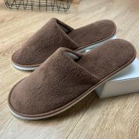 Par De Chancletas Desechables Para Invitados Cerradas Tobilleras Hoteles Viajes Uso Doméstico Para Hombres Y Mujeres Tamaño Regular Material Sintético Y Algodón - details 13