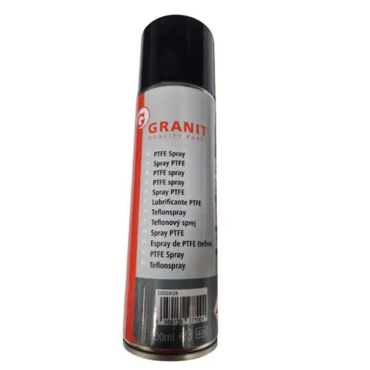 lubricante con base de PTFE espray TEFLON  300ml  GRANIT cadenas motos - 1