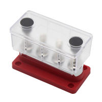 Bloque De Distribución De Energía 600A Con 4 X 3/8 Postes Caja De Barra De Autobús 48V DC Para RV Accesorios Y Piezas De Automóviles - details 3