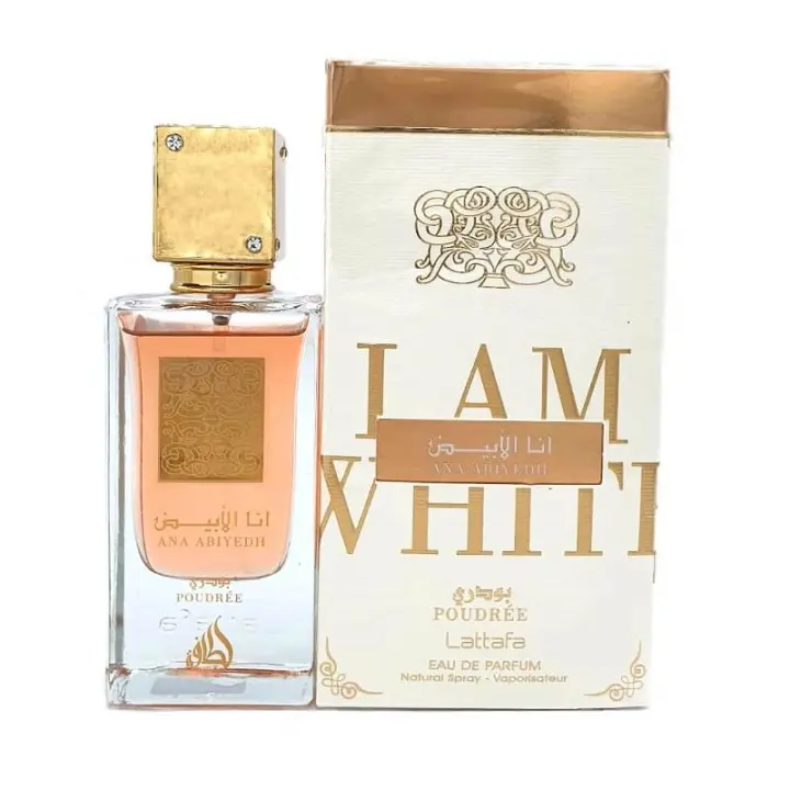 Ana Abyedh Poudrée de Lattafa ...60ml...Eau de parfum - 1