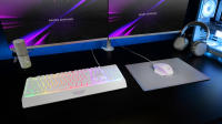 Mars gaming MCP124 Combo Gaming 3en1, Teclado Ergonómico H-Mech LED RGB, Ratón RGB 3200DPI Switches HUANO, Alfombrilla Nanotextil 360x260mm, Compatibilidad Multiplataforma, Combo PC Negro o Blanco con Layout Español, Francés o Portugués - details 1