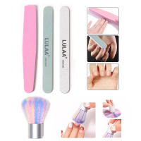 YIKOOLIN Kit De Manicura De Uñas 12 Piezas Con Cortauñas Y Empuñadura De Uñas Set De Arte De Uñas Con Archos De Uñas De Acero Inoxidable - details 1