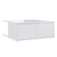 Mesa de Centro Vidaxl de Madera Contrachapada 80x80x31 Cm Blanco - details 4