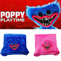 Poppy Playtime Huggy Wuggy Theme Kids Hooded Plush Blanket Cape Blue - details 3
