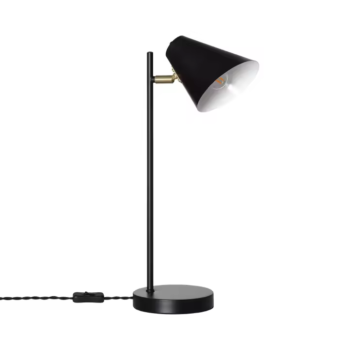 Ledkia Lámpara de Mesa Metal Bowery Negro - 1