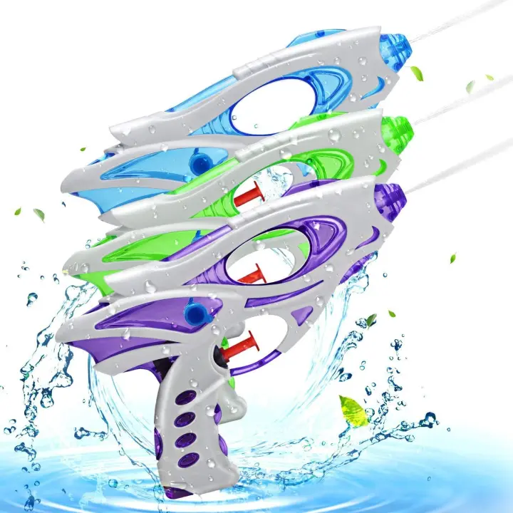 Pistolas de Agua para niños, paquete de 3, Pistola de Agua Súper Pequeño, Pistola de Agua genial para exteriores, Playa, Jardín, Piscina, baño, Fiesta, juegos de lucha contra el agua - 1