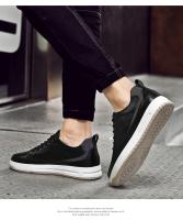 Zapatos De Cuero Para Hombre Con Alturas Aumentadas Suela De 6cm Casual Cómodos Elevador Comodidad Tamaño True Fit - details 7