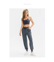 2023 Pantalones Deportivos Casuales Para Mujer Quick Dry Con Bolsillo Y Cordón Cinturón Para Gimnasio Y Yoga - details 10