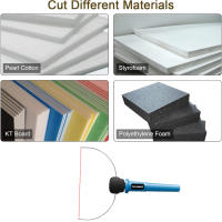 Cortador De Espuma Eléctrico Herramienta Grabadora De Espuma Cortadora De Poliestireno DIY Herramientas Azul Y Negro 24W 12V 2A - details 4
