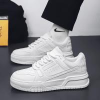 Zapatos De Deporte Para Hombre En Blanco Versátiles Y Moda Zapatillas Casuales Con Suela Gruesa Transpirables Ligeros Para Correr Y Tenis - details 10