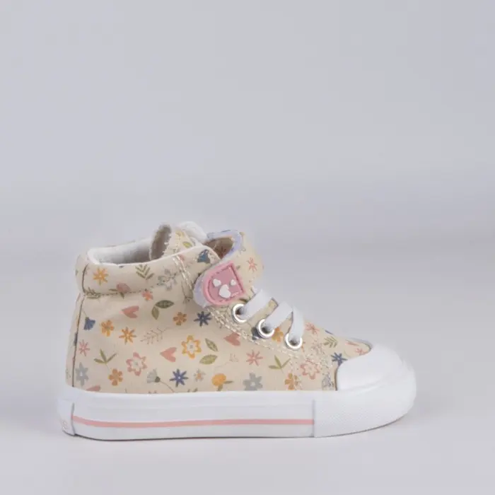 ZAPATILLA LONA NIÑA BEIGE 26959 - 1