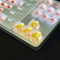 4pcs/set Teclas De Resina Transparencia DIY Flores Personalidad Accesorios Para Teclado Y Ratónkk-Cokio - details 6
