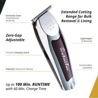 Wahl Detailer LI Cortapelos Potente Máquina de Cortar Pelo para Hombre con Cuchilla en T Extra Ancha para Trabajos de Bordes y Detalles Whal 08081-916, Trimmer Profesional con Cable, Cuchilla de 36 mm - details 4