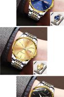 Reloj De Pulsera Masculino Automático Suizo Con Movimiento De Cuarzo Resistente Al Agua Calendario Doble Luminoso Y Calendario No Mecánico Para Estudiantes - details 5