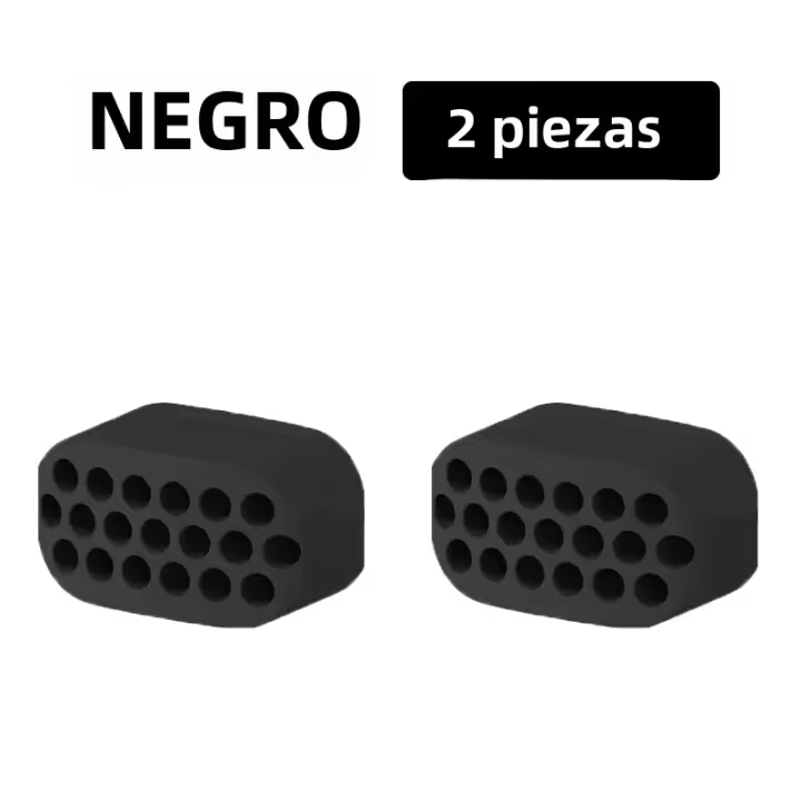 2Pcs Entrenador De Musculatura Mandibular Silicone Masticador De Ajuste Para Adelgazamiento Facial Y Reducción De Doble Chin Equipo De Fitness Para El Cuello Y Rostro - 1