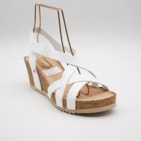 Virucci - Sandalias Tacón Casual de Mujer Cómodas Modernas 855 disponible en Beige, Blanco, Cuero, Negro - details 1
