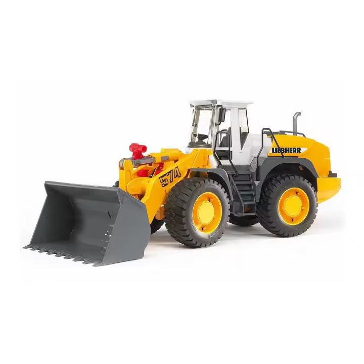Bruder Liebherr L574 Cargadora de Ruedas con Pala Inclinable - Maniobrabilidad Fácil - 1