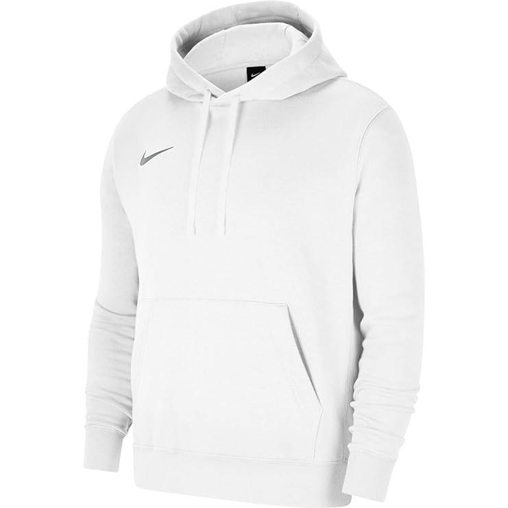 Nike Sudadera Deportiva Fleece Park 20 para Hombre con Capucha ajustable, Negro, Gris, Blanca y Roja