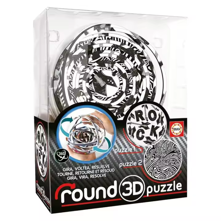 Puzzle 3D Round Hypnotic Gira, Voltea y Resuelve 19708 EDUCA - 1