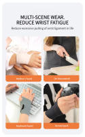 Protector De Muñeca Elástico Banda De Fitness Esplint Profesional Para Espondilitis Protector De Mano Braza De Tendón Sheath Para Tunnel Carpal - details 0