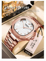 Reloj De Cuarzo Para Hombre BINBOND Marca Lujosa Resistente Al Agua Con Fecha Reloj De Pulsera De Acero Inoxidable Estilo Business - details 9