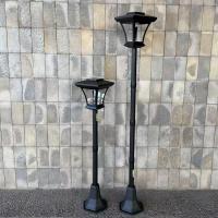 Farol LED Solar Vintage Exterior – Lámpara Solar de Pie con Luz Cálida para Jardín, Navidad y Decoración de Fiestas - Kmt Style - details 2