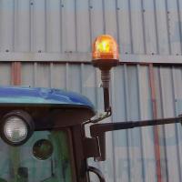 Luz De Advertencia Estroboscópica LED 60 Ambar Para Motocicleta Tractor Camión Seguimiento De Señal De Emergencia Con Aluminio 12V/24V - details 10