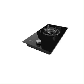 Cecotec Bolero Squad G 1200F Glass Black Placa de gas 1 fuego acabado en cristal negro parrilla completa de hierro fundido potencia de 3 5kW - 1