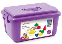 Miniland - Tornillos y tuercas (72 piezas + 16 fichas) - details 0